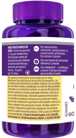 ZzzQuil Sueño Melatonina Sabor Mango & Plátano 60 Gummies