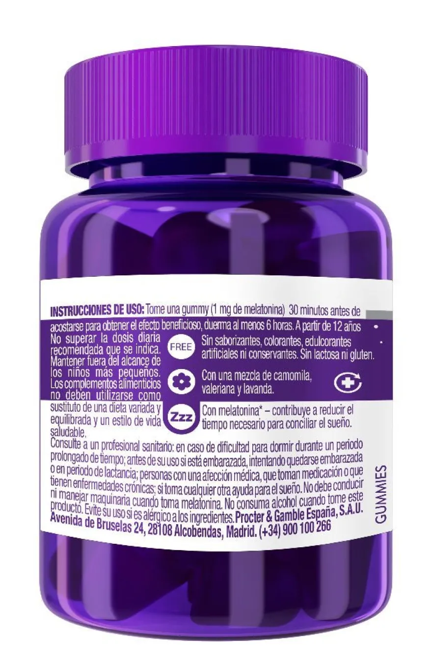 ZzzQuil Sueño Melatonina 3x60 Gummies