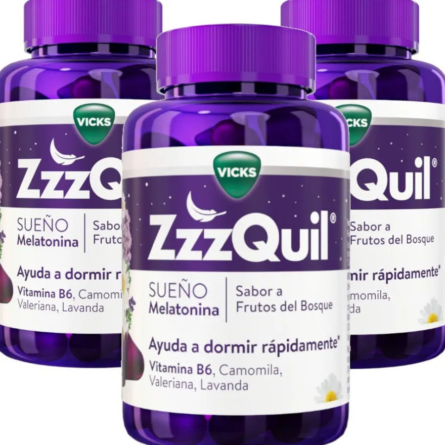 ZzzQuil Sueño Melatonina 3x60 Gummies