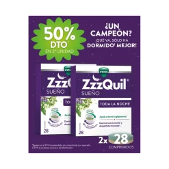 ZzzQuil Toda La Noche 2x28 tabletas